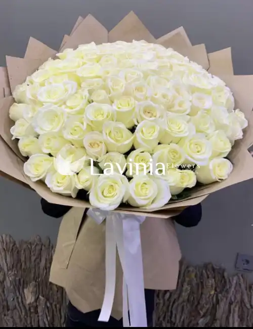 101 BEYAZ GÜL